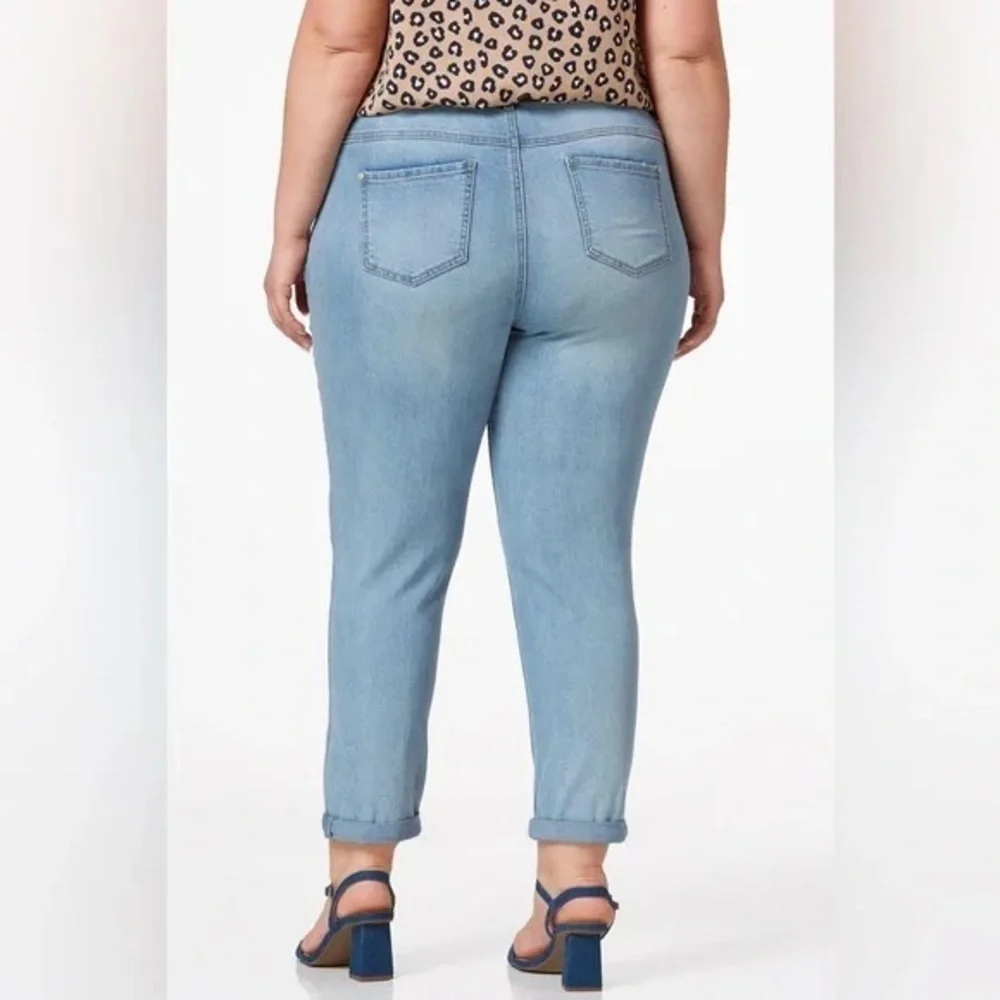 Cato | PLUS SIZE HIGH- RISE GIRLFRIEND JEANS SIZE 28W